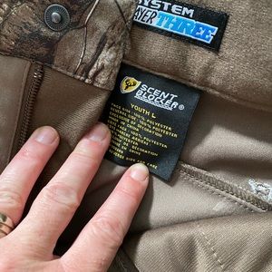 Youth Camo hunting pants